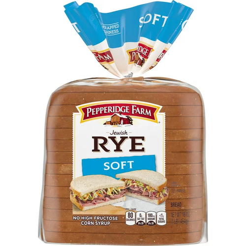 Pepperidge Farm Soft Jewish Rye Bread, 16 oz. Loaves 4279