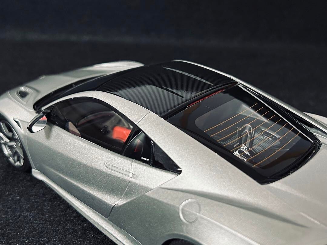 京商　SAMURAI 1/18 Honda NSX Samurai 1/18 scale Figure Honda NSX Silver KSR18023S