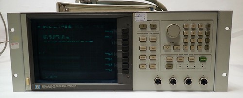 HP / AGILENT 8757A SCALAR NETWORK ANALYZER 10MHz -60GHz OPT1 w/CABLE & MANUAL - Picture 2 of 10
