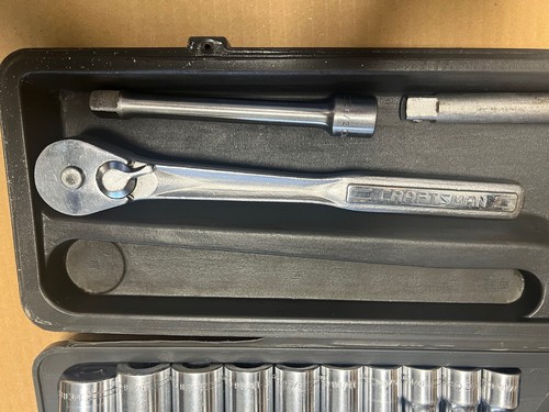 CRASTMAN 1/2" Drive Ratchet,6" EXT. 7/16 - 1" 12 Point USA MADE. EXTRAS - Picture 7 of 10