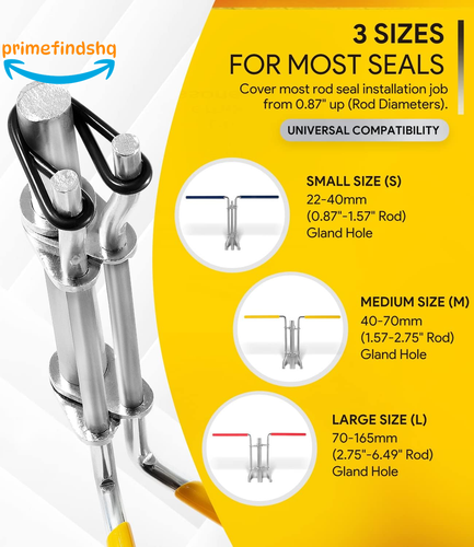 Hydraulic Cylinder Piston Repair Seal Kit Upgraded Seal Twistor Install Tool Set - Picture 4 of 12
