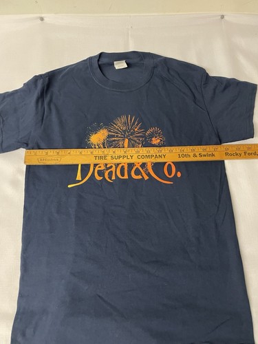 Grateful Dead Shirt Adult Small Blue Short Sleeve Dead & Co Fun Run Marathon Tee - Picture 3 of 4