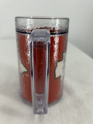 Vintage Kansas City CHIEFS TASSE 6,5" hoch THERMOSERV Becher rot Logo strukturiert Kunststoff - Bild 5 von 15