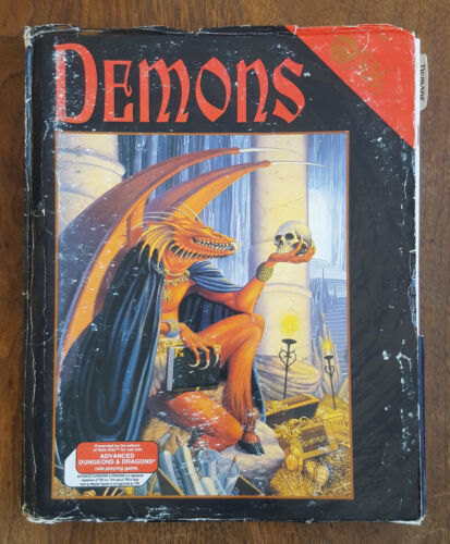 DEMONS SOURCEPACK ROLLENHILFEN ROLLENSPIEL DUNGEONS & DRAGONS MAYFAIR SPIELE 1992