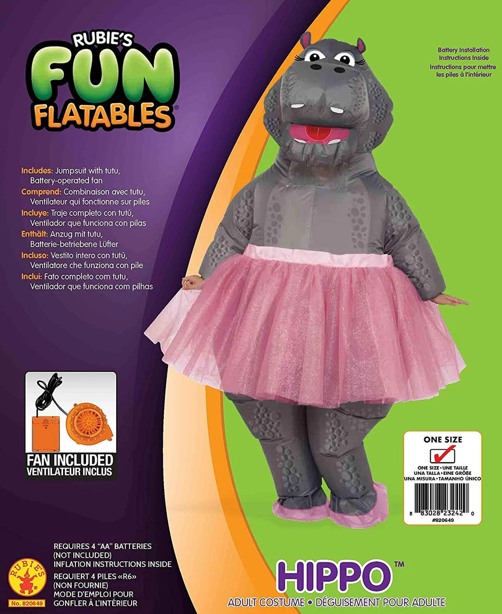 Hippo blow up costume deals