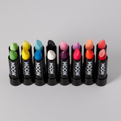 Moon Glow Neon UV Lipstick - Choose from 16 colours  - Glows brightly under UV! - Picture 3 of 33