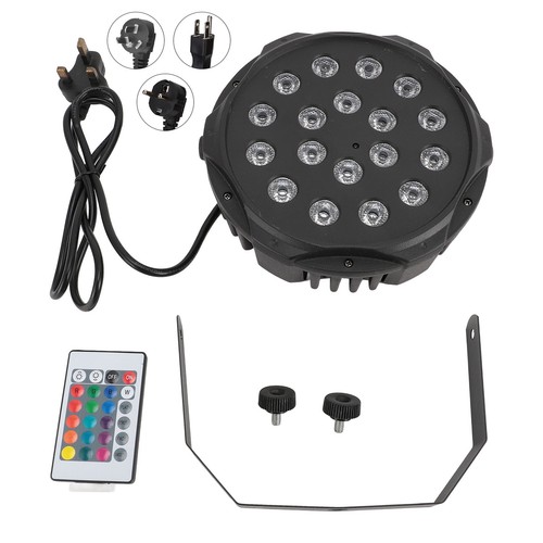 LED Stage Light 18 X 3W DMX 512 Controller Sound Activated Master Slave Mo Set - Picture 12 of 35