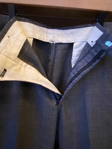 VTG 70'sJohnny Carson 3 Piece Suit Mens 42R 38x33 Dark Gray ElegantPreppyWedding - Picture 7 of 18