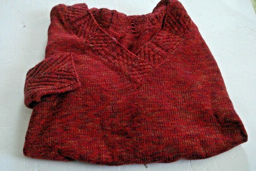 Ladies Laura Scott Sweater Size XL Tango Red - Picture 2 of 2