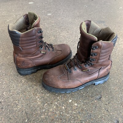 Browning Footwear Boots Mens 11-1/2 Gore-Tex Leather Lace Up Hunting Military s-l400.jpg main image 3