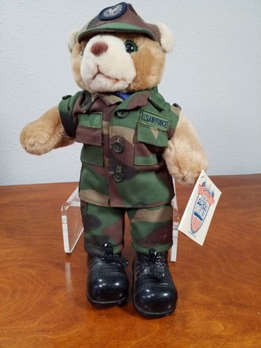 Orso peluche U.S.Air Force USAF unisce gli Stati in uniforme e stivali da Applause 1989 - Foto 5 di 5