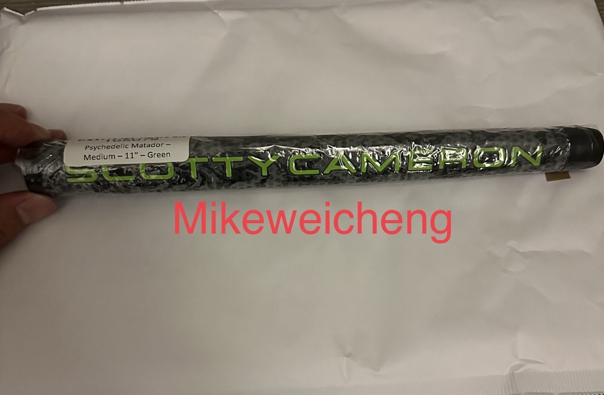 Scotty Cameron Matador Grip Medium Psychedelic Green 11 Scotty Cameron Matador Grip Medium Psychedelic Green 11