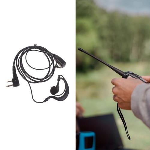 Ergonomic Curves Earhook Headset for Two Way Radios for ICV8 V80 V80E V82 V85 - Zdjęcie 4 z 8