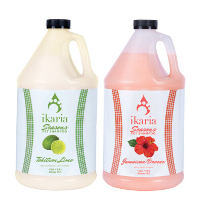 Tropical Pet Shampoo Concentrate Gallon Choose Tahitian Lime or Jamaican Breeze