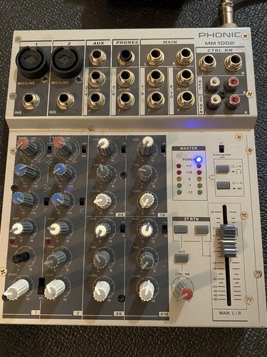 Phonic MM1002 Compact 10-channel Mixer Audio, Works Perfect, With Power Cable - Picture 2 of 4