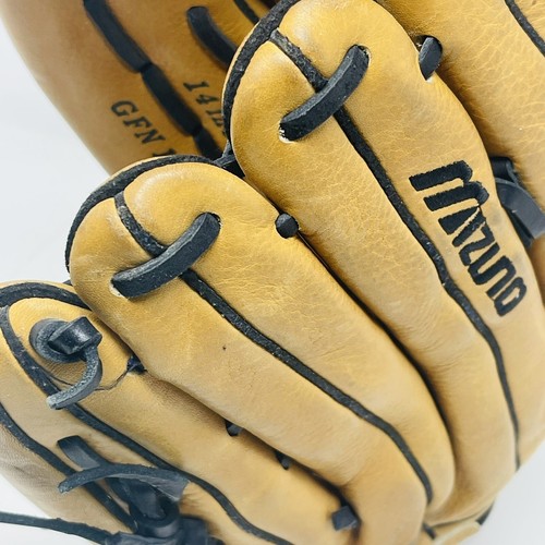 Mizuno Baseball Mitt Leather GFN 1400 14 " Left Hand Franchise Series Tartan Web - Foto 13 di 13