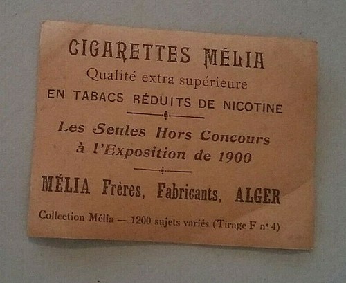 Werbefoto Zigaretten Melia Algier Mulâtresse - Bild 3 von 3