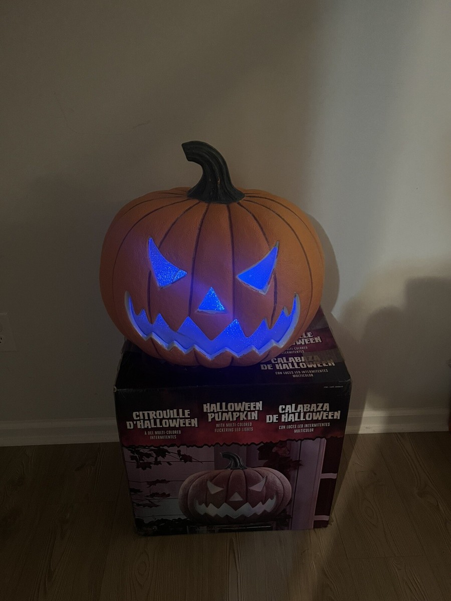 LED Halloween Pumpkin w/sound & Multi color, function LED