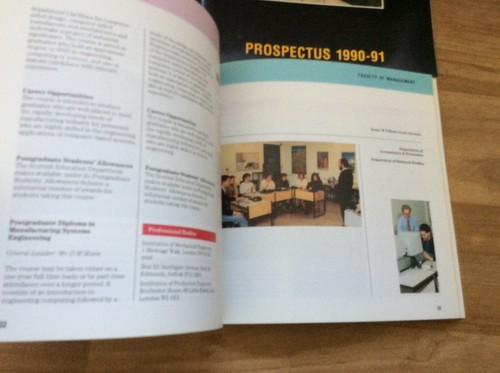 2 X DUNDEE INSTITUTE OF TECHNOLOGY PROSPECTUS BOOKS 90S- FREEPOST UK - Picture 3 of 11