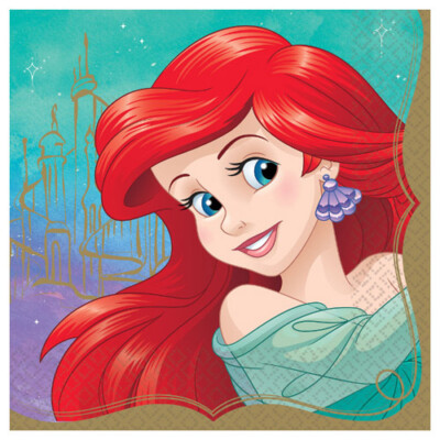 DISNEY PRINCESS Once Upon a Time TIANA LUNCH NAPKINS ~Party Supplies Dinner 16