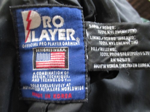 Green Bay Packers by Pro Player sz M green, black & yellow reversible jacket - Picture 7 of 8