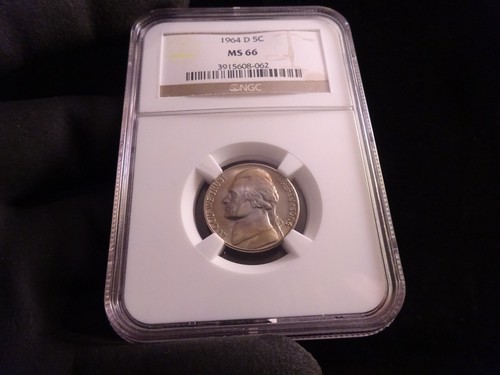 1964-D Jefferson Nickel, NGC MS66 - Picture 4 of 8