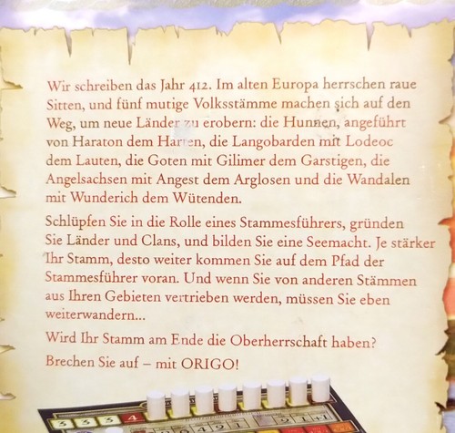 ORIGO, Aufbruch in neue Länder, Autorenspiel, Strategiespiel, PARKER / Hasbro - Bild 9 von 9