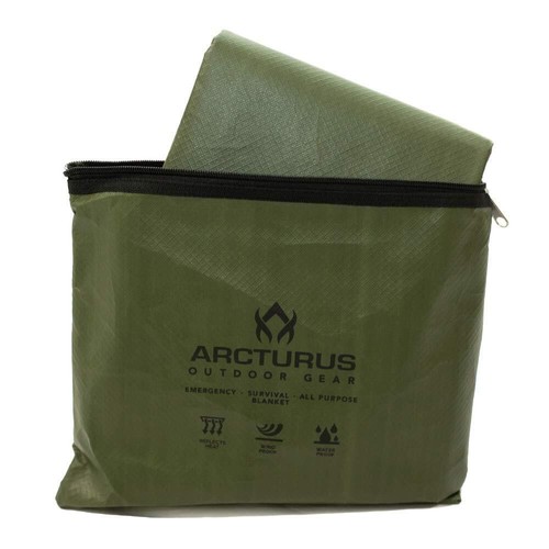Heavy Duty Survival Blanket Insulated Thermal Reflective Tarp 60x82 All Weather - Picture 5 of 7