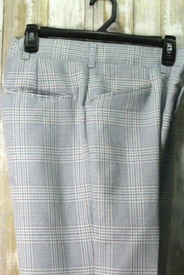 mens plaid golf pants