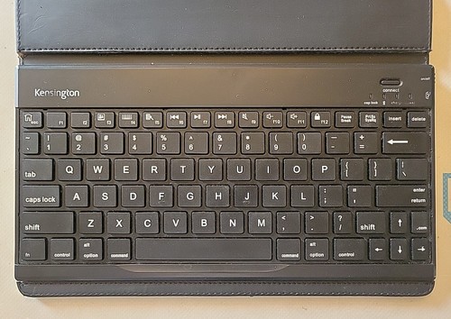 Teclado Bluetooth Kensington KeyFolio Pro 2 K39512US con estuche desgastado - Imagen 4 de 14