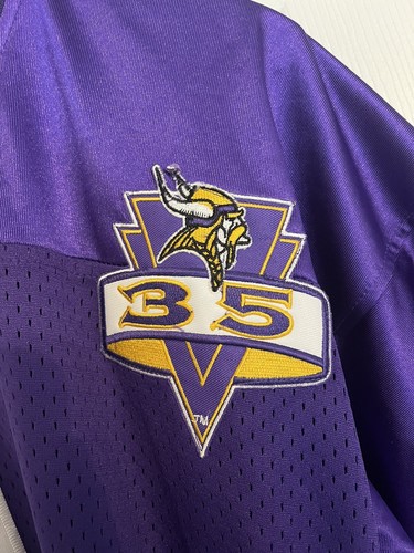 AUTHENTIC MITCHELL & NESS Warren Moon VIKINGS 1995 Trikot mit Patch Größe 52 - Bild 3 von 13