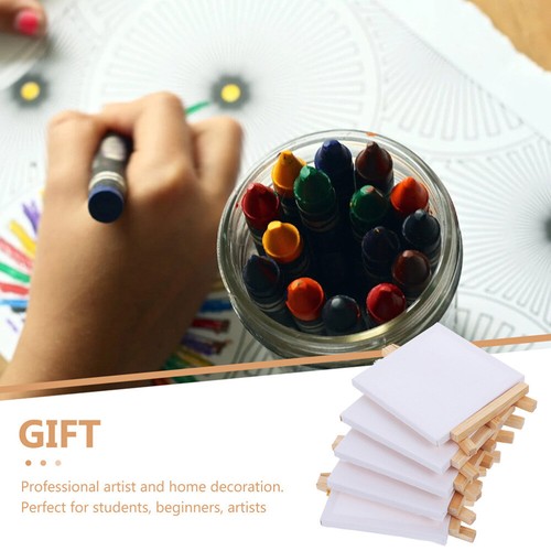 15 Sets Picture Frame and Easel Small Canvases with Child for Painting Kids - Picture 9 of 12