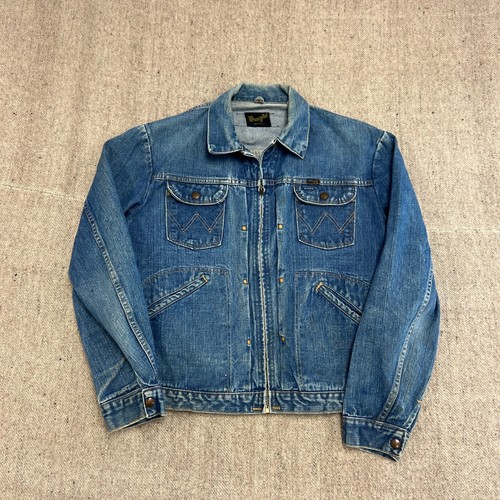 70s vintage Wranglerラングラー 24MJZ ジャケット 古着 70年代 ラングラー Wrangler 24MJZ スタッズ付き デニム