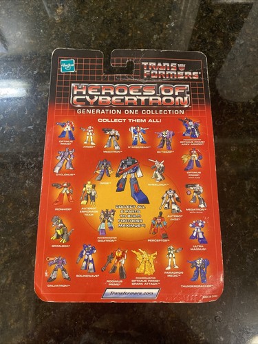 RARE 2003 TRANSFORMERS HEROES OF CYBERTRON AUTOBOT WHEELJACK Hand Loose In Box - Bild 2 von 2