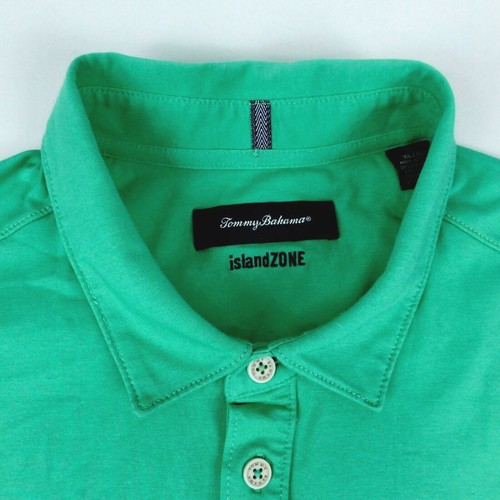 Camisa polo de golf Tommy Bahama Island ZONE verde para hombre talla XL logotipo marlin - Imagen 11 de 15