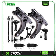Front Lower Control Arm Tie Rod End Sway Bar For 1999-2006 VW Golf Jetta Beetle