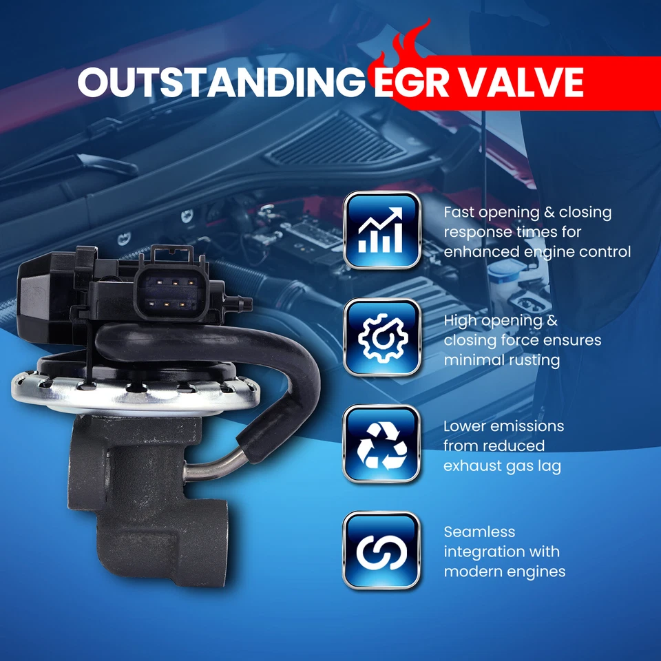 Válvula EGV1136 EGR para Ford Lobo F-150 2007-2010 07-14 Ford E-150 E-250 4,6 L V8 Foto 3 de 4