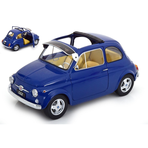 FIAT 500 F CUSTOM 1968 DARK BLUE 1:12 KK Scale Auto Stradali Die Cast Modellino - Bild 1 von 3