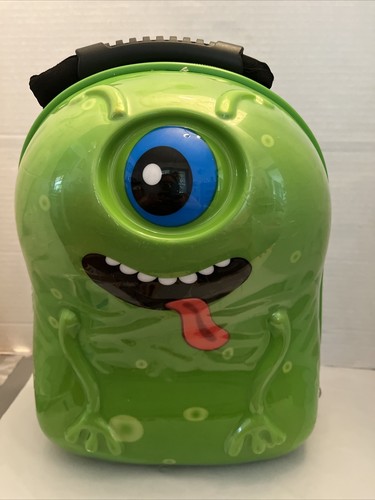 CHILDS VACATION FAMILY TRAVEL GREEN OUTERSPACE ALIEN TRAVEL BUDDIES ZIPPERED BAG - Picture 1 of 7