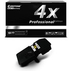 4x wkład PRO Eurotone do CZARNEGO 1T02R70UT0/PK5015K Triumph-Adler P-C 2650 DW