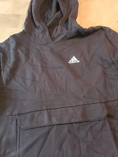 adidas Tech Fleece Pullover Hoodie Youth Boys L 14-16 Black