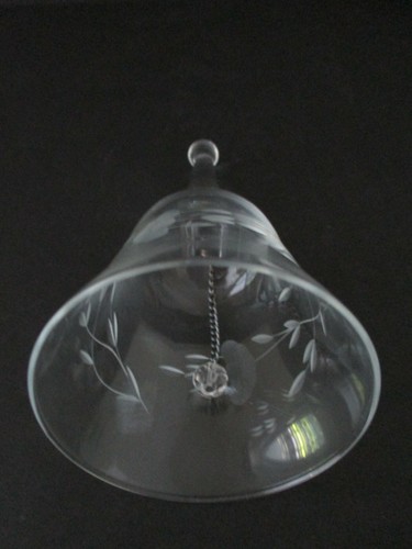 Princess House Handblown Hand Cut Crystal Bell #495 - Picture 3 of 4