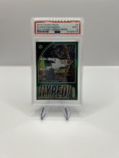 2019-20 Panini Prizm Giannis Antetokounmpo Green Prizm Get Hyped! #3 PSA 9 MINT