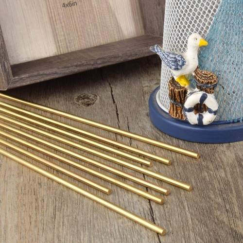 15 pcs 2.5 mm/3/32 inch solid brass rods lathe bar stock kit brass round stoc - Picture 4 of 5