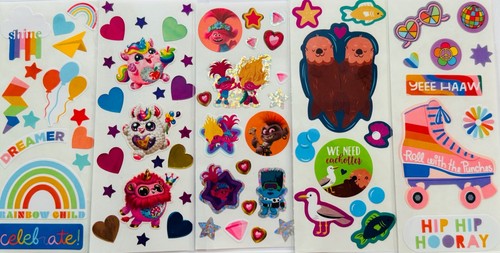 300+ Stickers Rainbocorns Super Sticker Glitter Shine Sparkle Magic Surprise Lot - Picture 11 of 21
