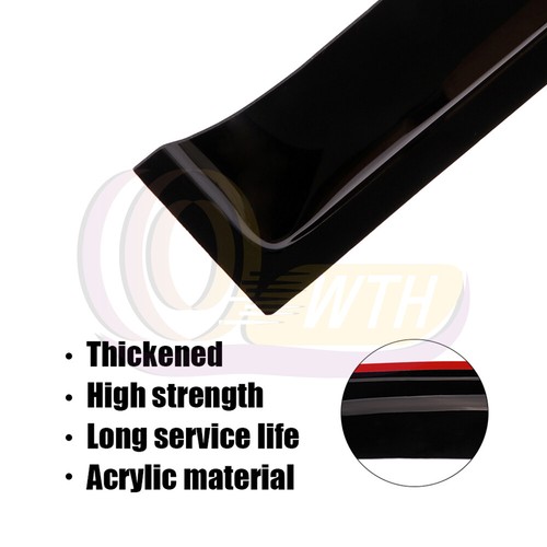 Se adapta a Toyota Sienna 2011-2017 estilo delgado visera de ventana protectores de lluvia para sol deflectores - Imagen 11 de 12