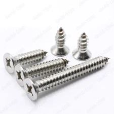 M2 M2.3 M2.5 M3 Stainless Steel Phillips Countersunk Self Tapping Wood Screws