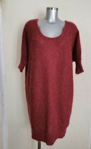 INNAMORATO - Robe Pull - Taille L - Mohair... - Bordeaux Clair - Neuve - Imagen 2 de 8