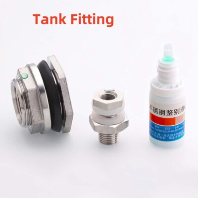 #ad #ad Adapter Tank Fitting 1 2quot; 2quot; with Seals Drinking water Water Butt Connector $8.11