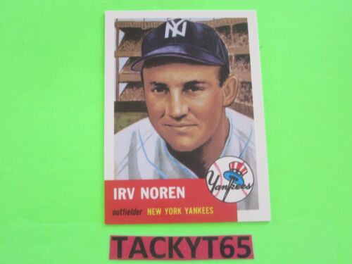 1991 TOPPS 1953 ARCHIVES REPRINT SINGLE CARD(S) NUMBERS 2-150 CHOOSE - Picture 57 of 218